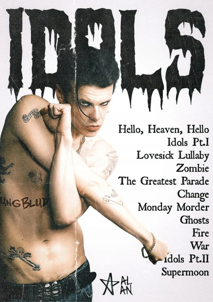 Yungblud Poszter 30x40 cm