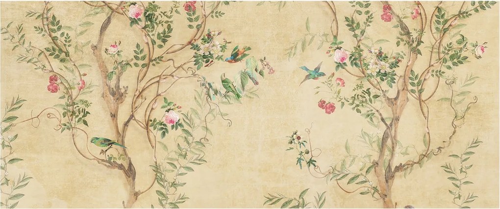 Dekoratív Fotótapéta Fali Falra Virágos ékezetek 250x104 Ragasztó