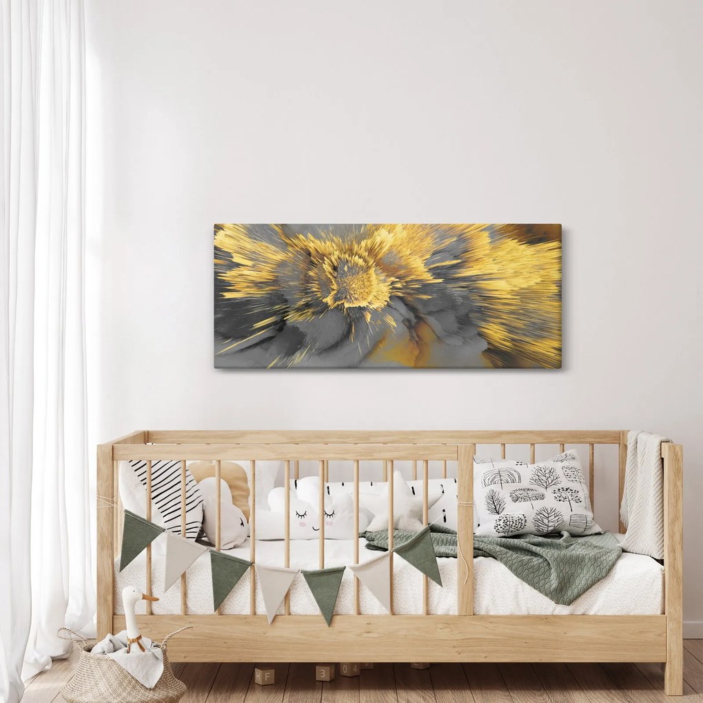 Kép - Arany expanzió (120x50 cm)