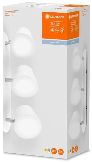 Ledvance - LED Fürdőszobai spotlámpa SPOT 3xLED/7W/230V IP44 3000/4000K