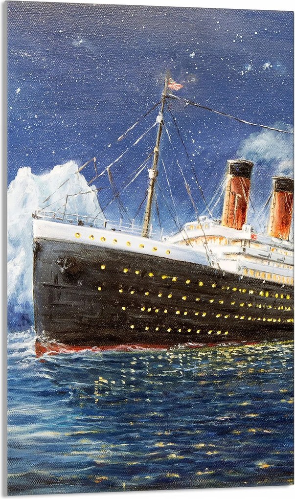 Üveg Vágódeszka 30x52 Titanic Konyhába