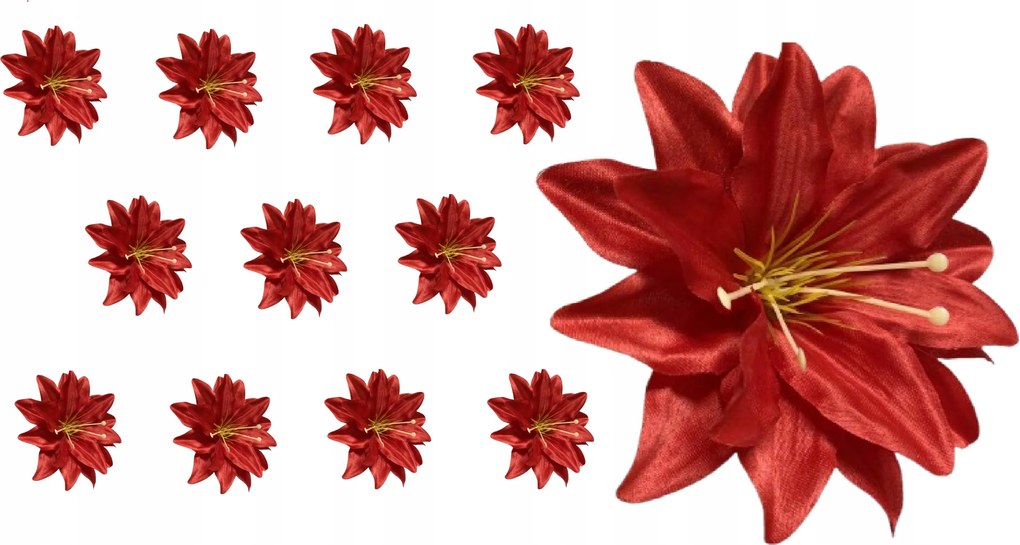 12 X Margaretka mesterséges csomózó fej Mesterséges Virágok Margaretka