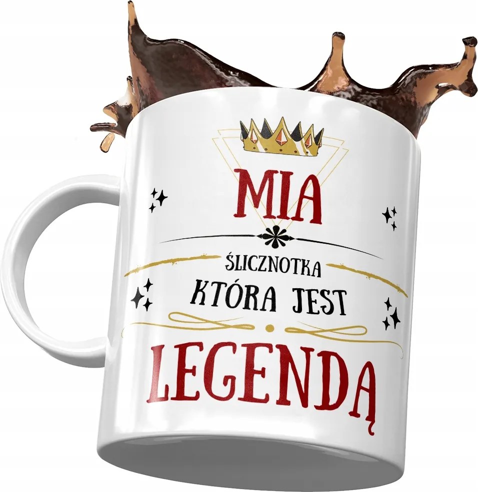 Bögre Mia Feleség Barátnő Ajándék Nyomtatott Fotóval