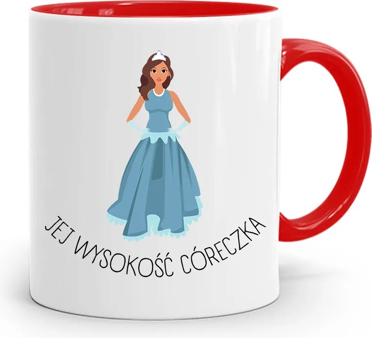 Piros Bögre Lányának Őfelsége Lánya fényképes nyomattal