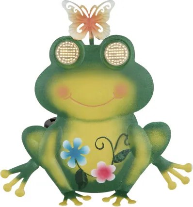 Globo 36332F Solar lámpa, fém, matt zöld, többszínű, matt fekete műanyag, kapcsolóval, AAA 300mAh 1.2V elemmel, IP44, HxSzxM: 215x80x220mm, tartozék: 104x 0.06W 3V LED, 3000K