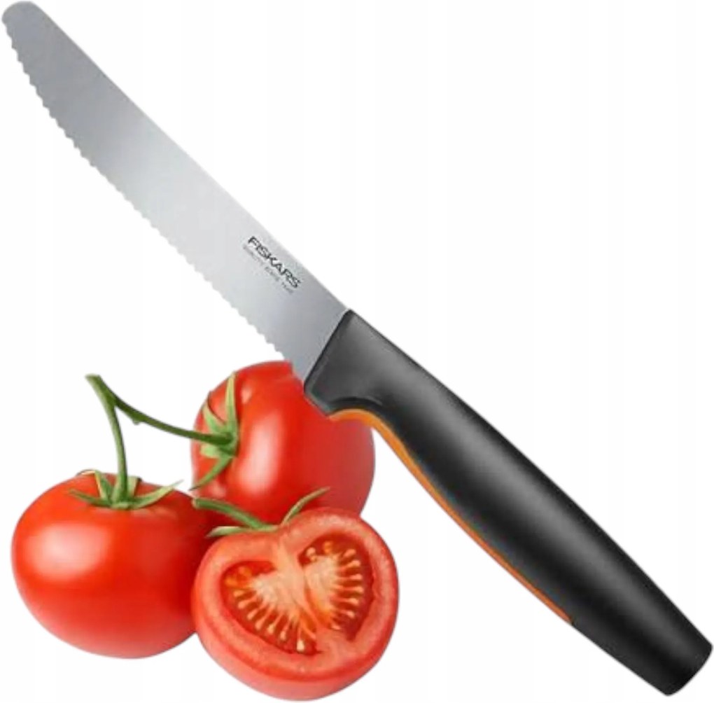 Fiskars Essential paradicsom szeletelő kés 11cm többfunkciós