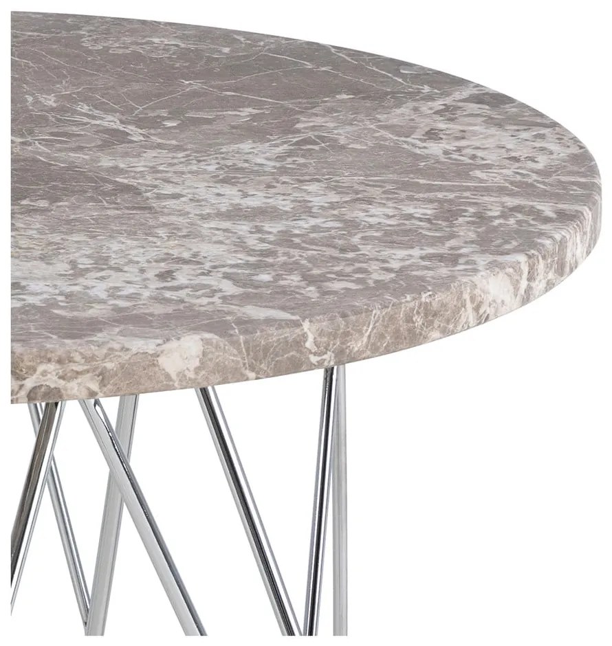 Márvány kerek tárolóasztal ø 55 cm Prunus – Actona