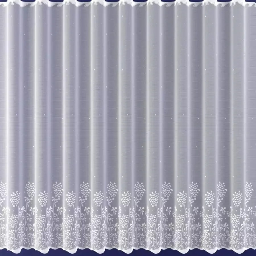 Mg Függöny 652/318 Fehér 170x180cm Kész Szalaggal K