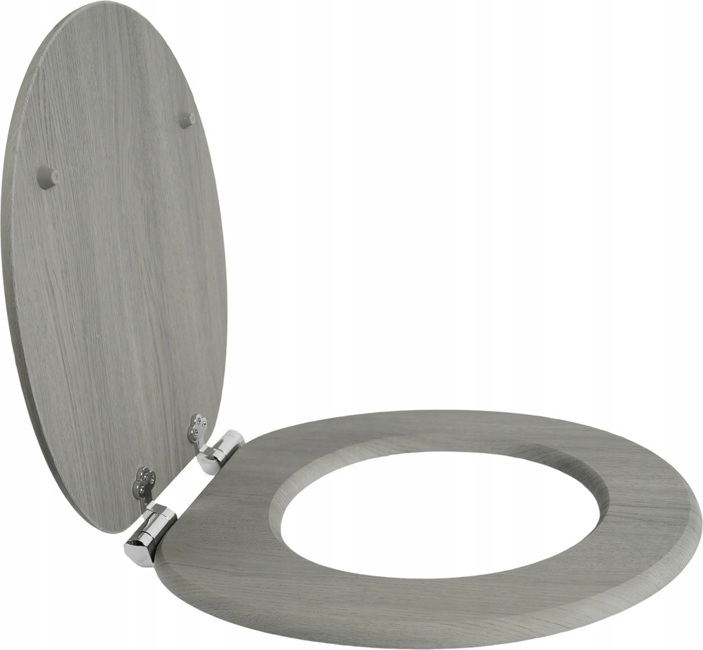 Wc-ülőke Szürke Fa Textúra Szabadon Ereszkedő Wc-hez Kihúzható Ellenálló