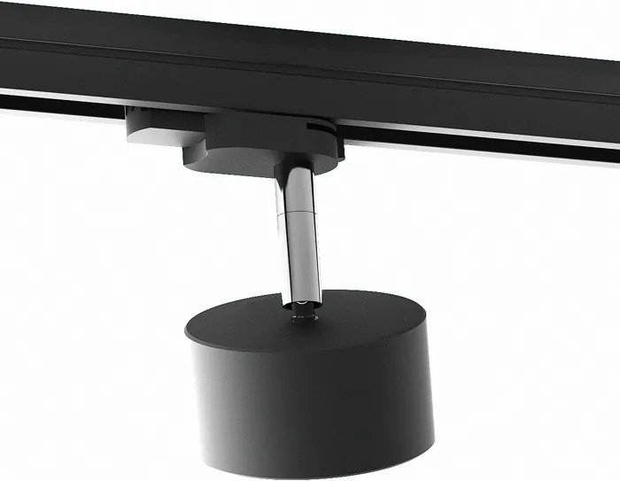 RENDL PIXIE háromáramkörös sínre fekete króm 230V LED GX53 7W