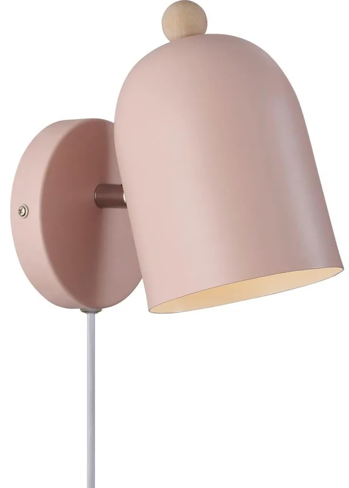 Nordlux - Fali spotlámpa GASTON 1xE27/15W/230V rózsaszín