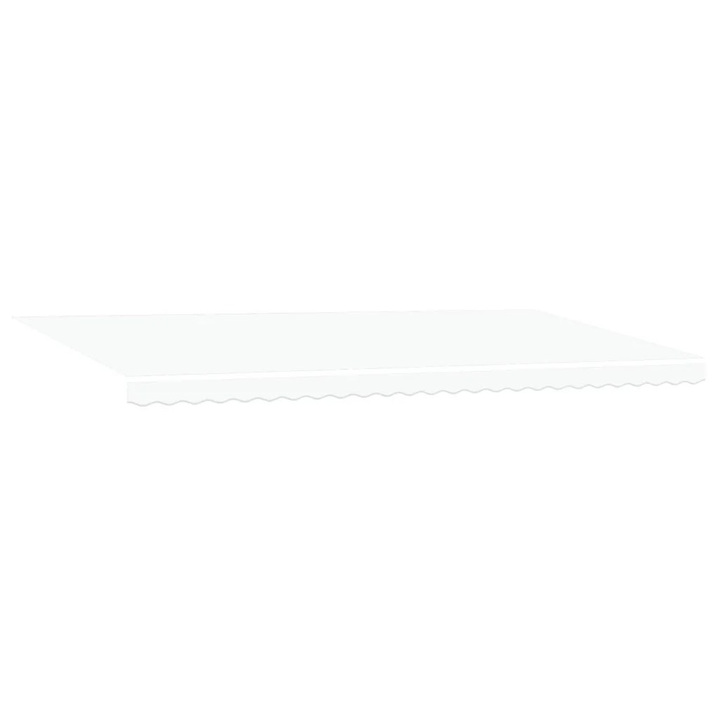 Automatikus Behúzható Napellenző LED-del Fehér 600x300 cm