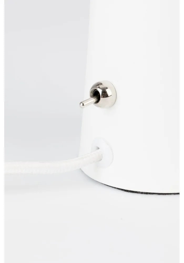 Vesper fehér asztali lámpa - White Label