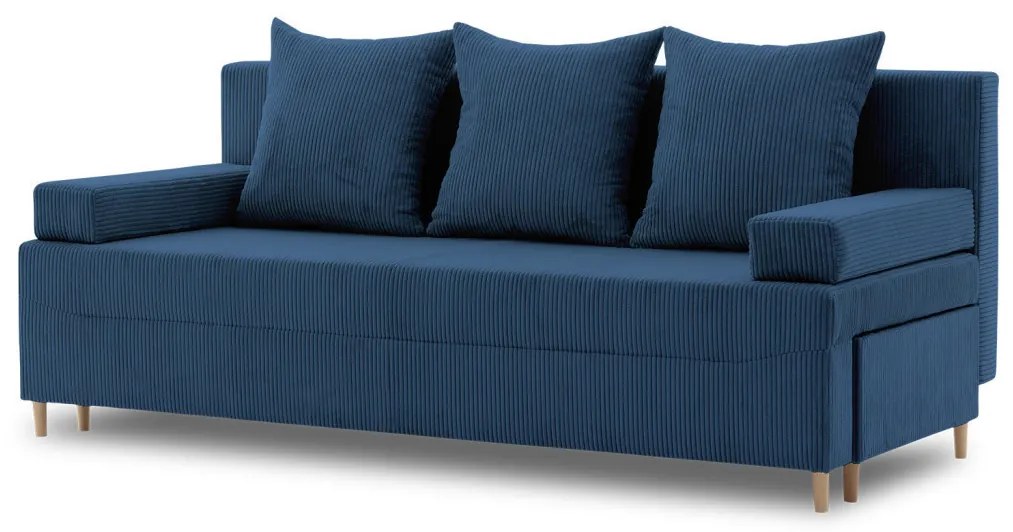 Fireze kanapé, kordbársony, kék