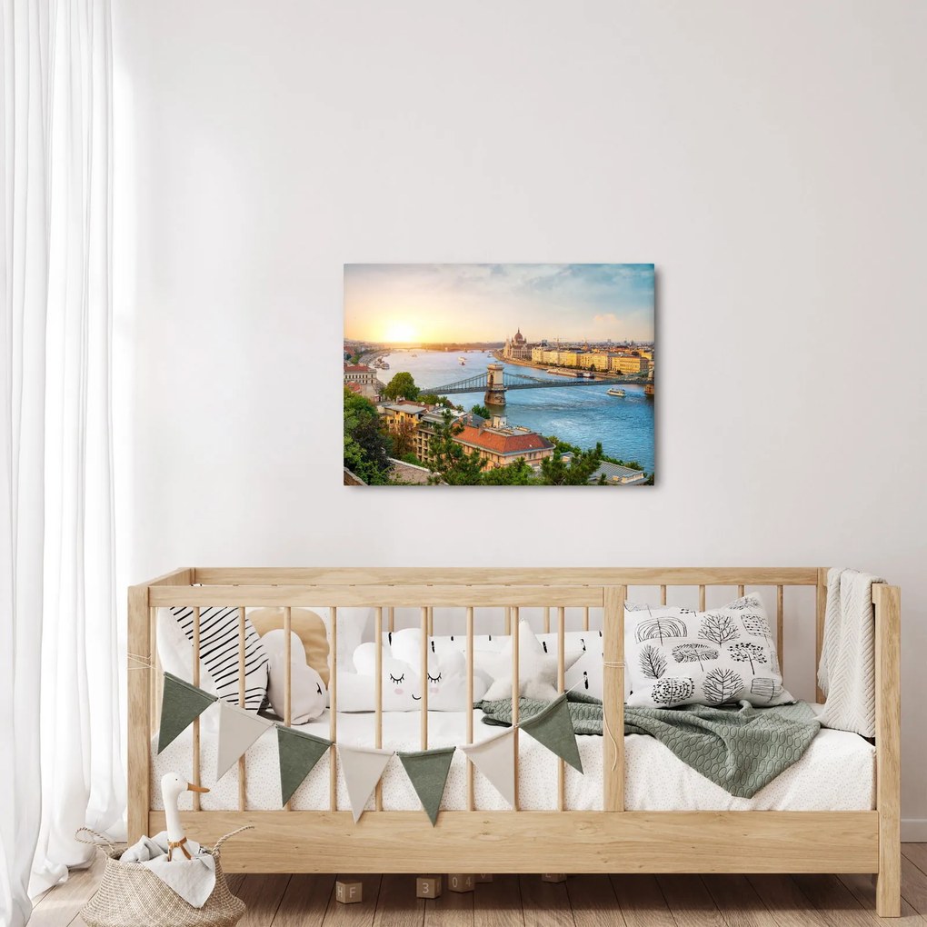 Budapest képe folyóval (70x50 cm)
