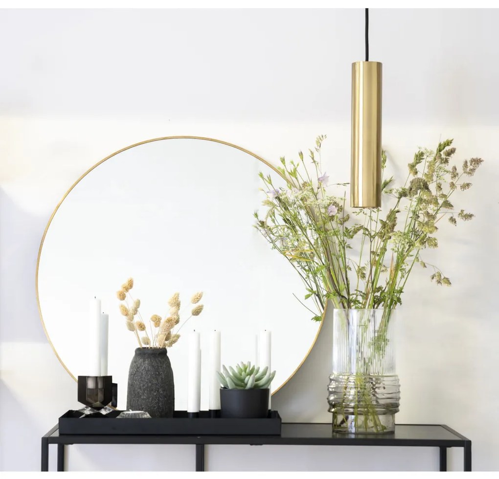 Jersey tükör acél, rézhatású, ø60 cm