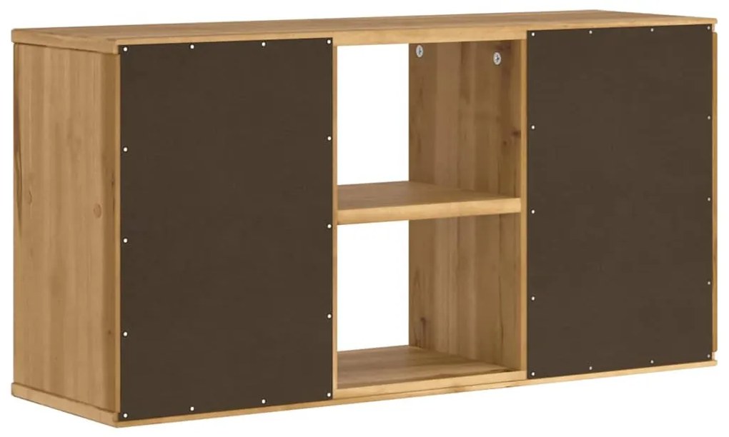 ODDA tömörfa fenyőfa TV szekrény 79x24x40 cm