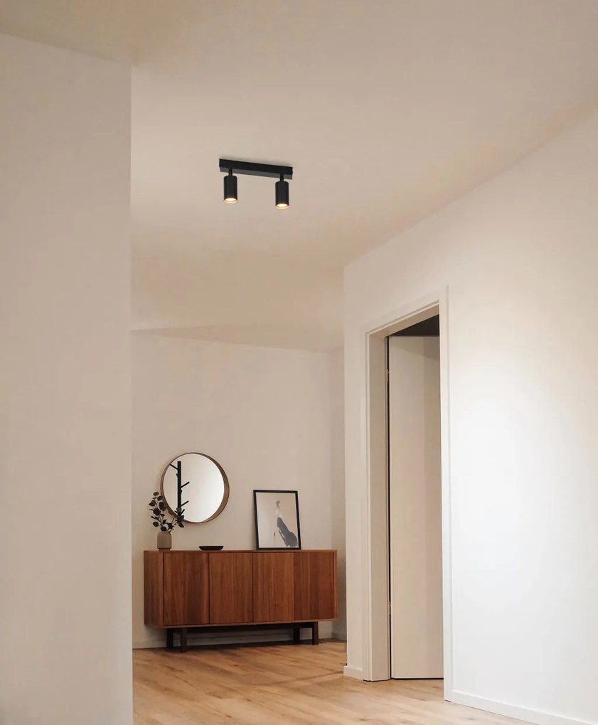 KAJA K-4726 MONTI Fekete Színű Spotlámpa 2xGU10 10W IP20