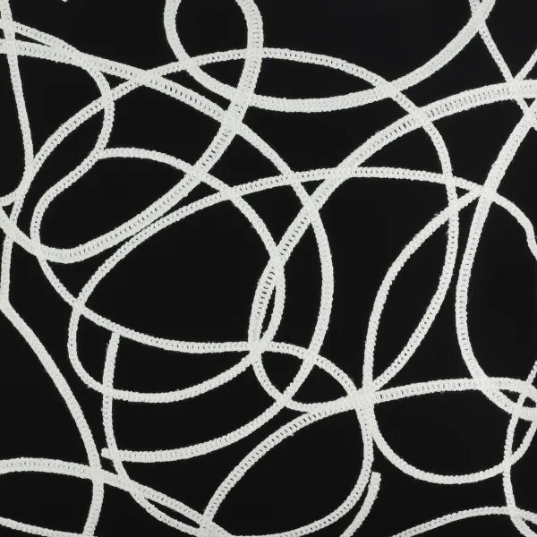 Eglo 420006 - Dekoratív párna CHEVERY 45x45 cm fekete/fehér