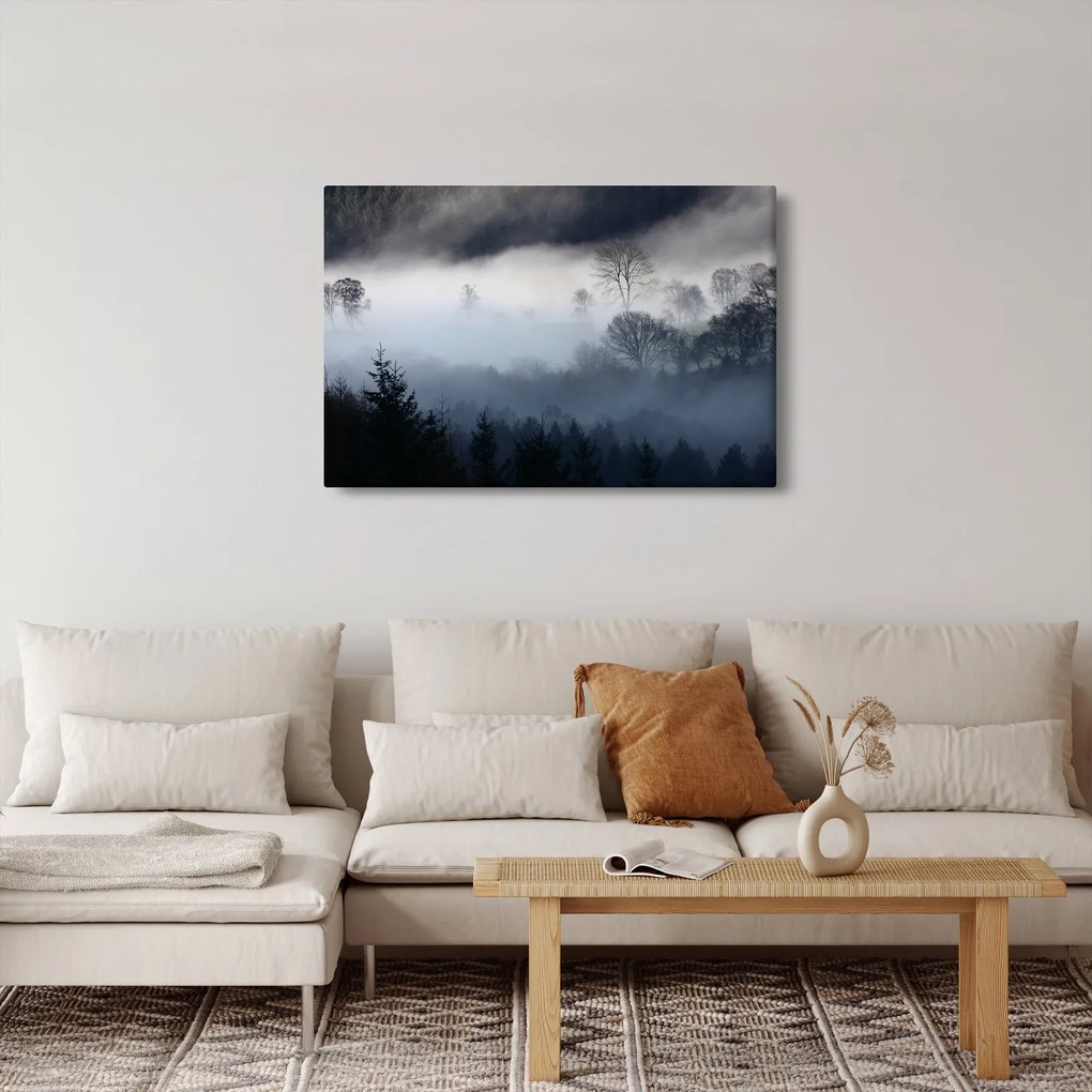 A köd képe az erdő felett (90x60 cm)