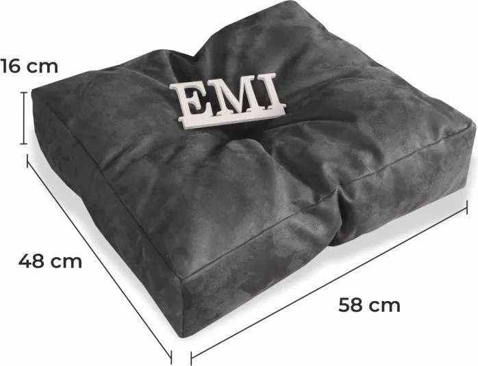 EMI kerti raklap párna szett 3db szürke