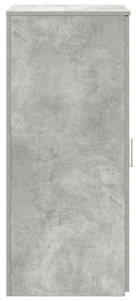 tároló szekrény betonszürke 50x45x103,5 cm szerelt fa