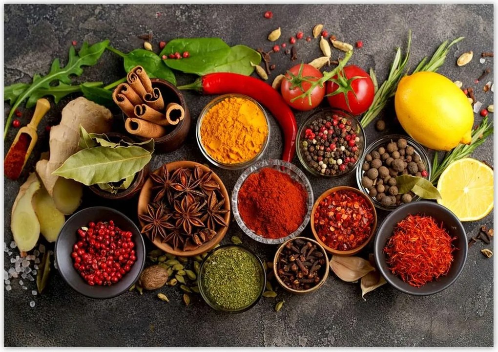 Poszterek 100x70 Rusztikus Fűszerek