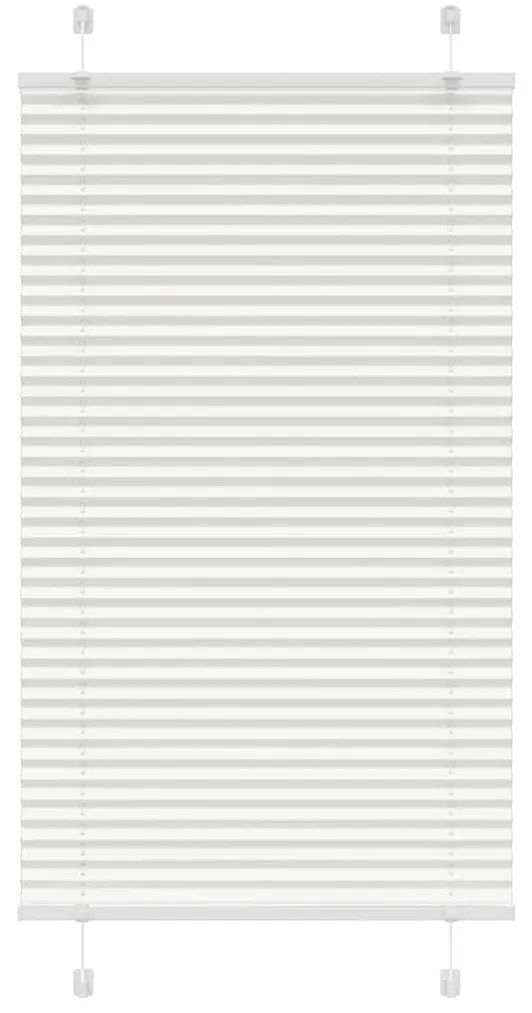 pliszírozott redőny Fehér 70x100 cm szövetszélesség 69,4 cm