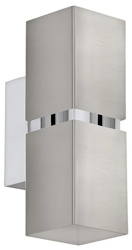 Eglo 96264 - LED Fali lámpa PASSA 2xGU10/4.3W/230V szögletes