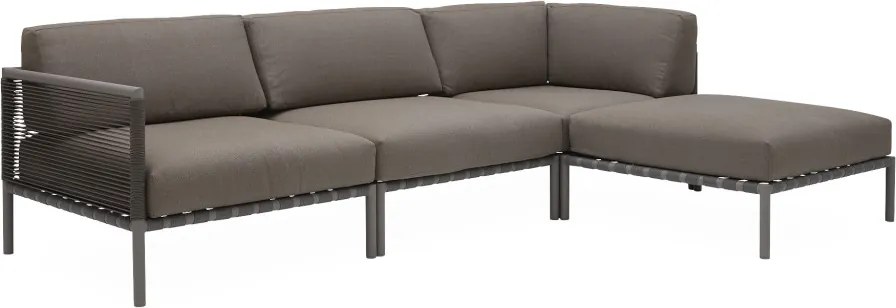 Horizon kerti sarokkanapé nyitott véggel