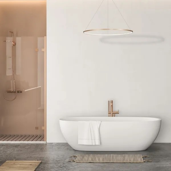 LED csillár SATURNO LED/65W/230V, 120 cm, IP44, arany