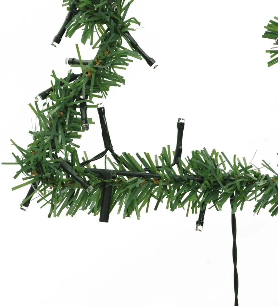karácsonyfa fénydekoráció 3 db cövekkel 50 LED 30 cm