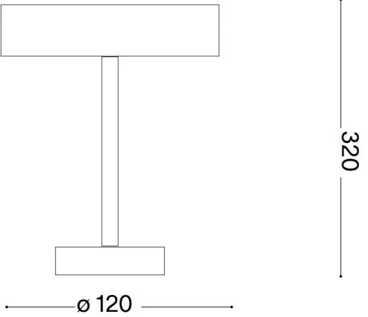 Ideal Lux - TOFFEE LED/2W/230V CRI 90 IP54 fekete kültéri érintőlámpa