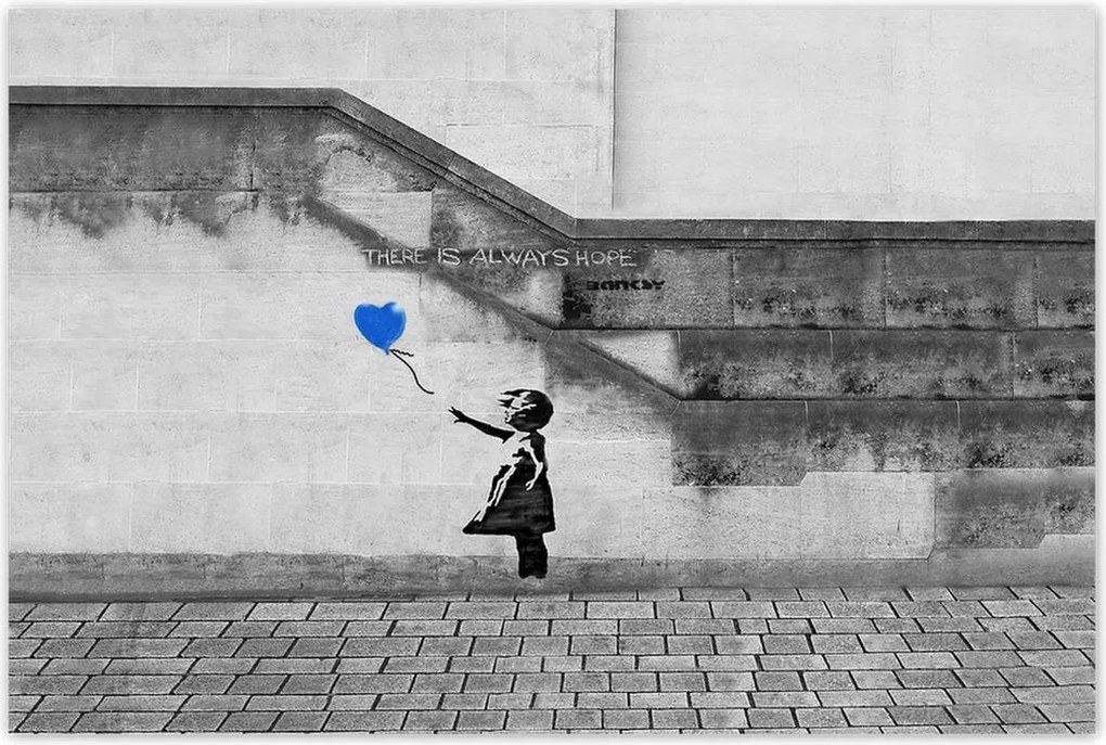 Poszterek 120x80 Banksy Always Hope Mural