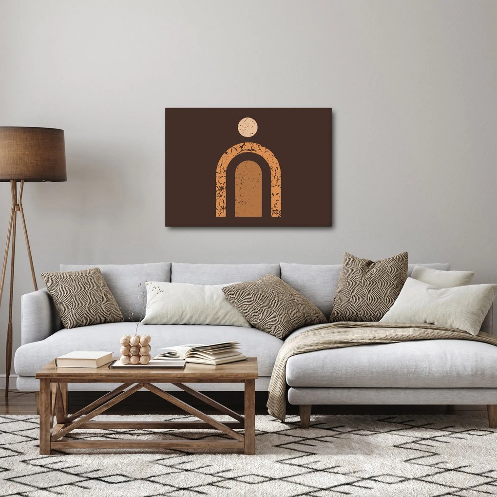Kép - Narancssárga ívek N⁰3 (70x50 cm)