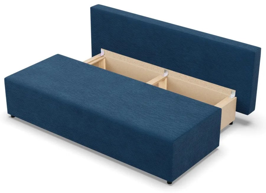 Nobu kanapé, kordbársony, kék