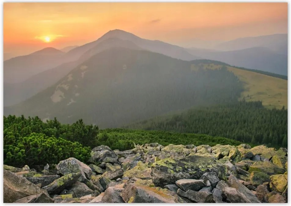 Poszterek A0 Szint Hegyi táj Tájkép