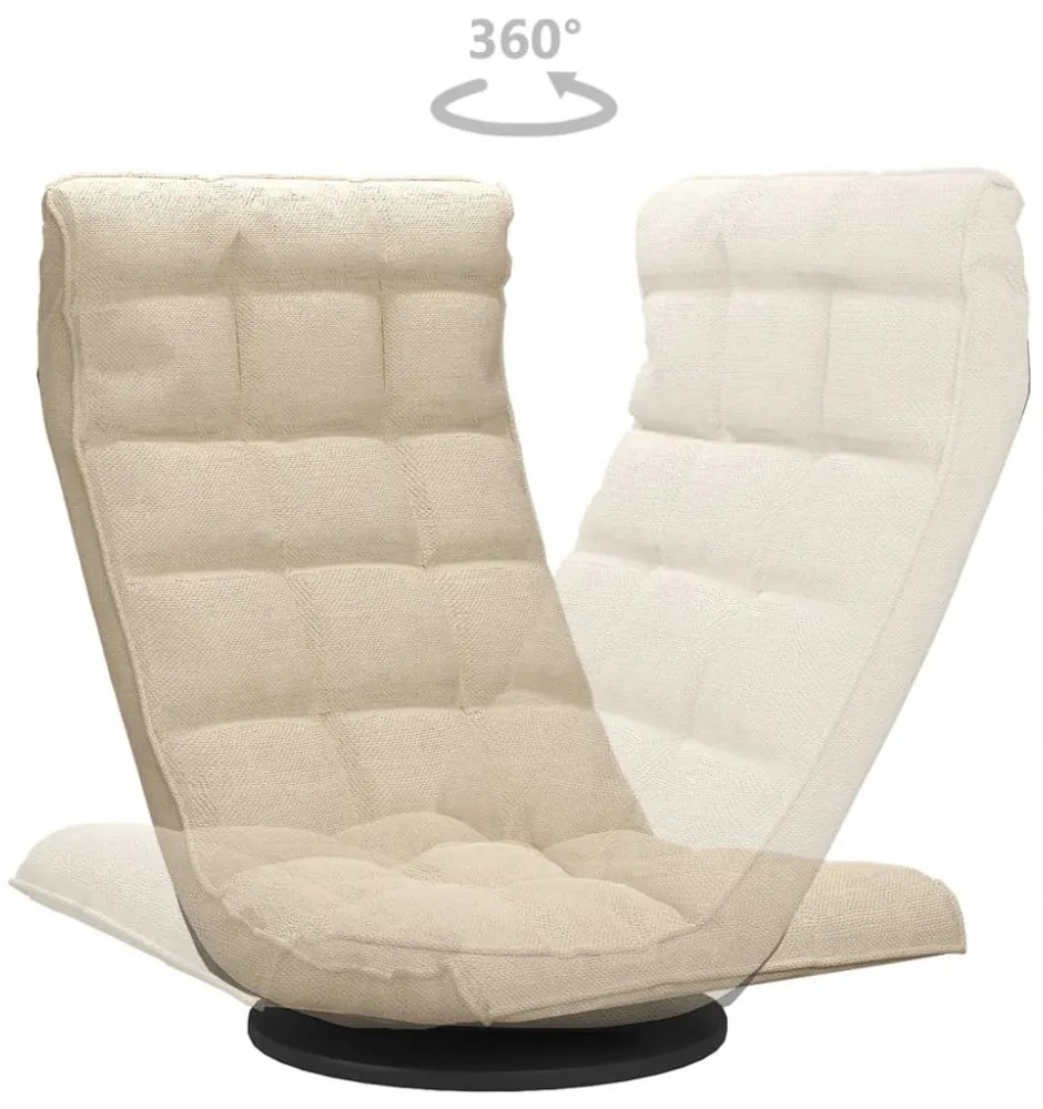 forgó irodaszék krémszínű szövettel