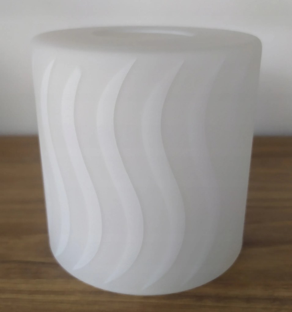 Üveg lámpabúra csillár lámpákhoz E27 bögre fali lámpa henger nagy menetes