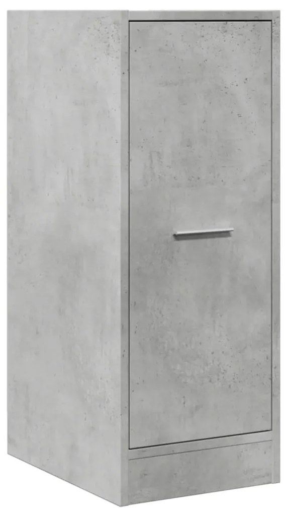 betonszürke szerelt fa patikaszekrény 30 x 41 x 77,5 cm
