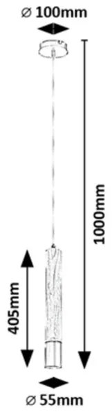 Rabalux 72131 - BRAULIA függeszték 1xGU10/50W/230V bükk
