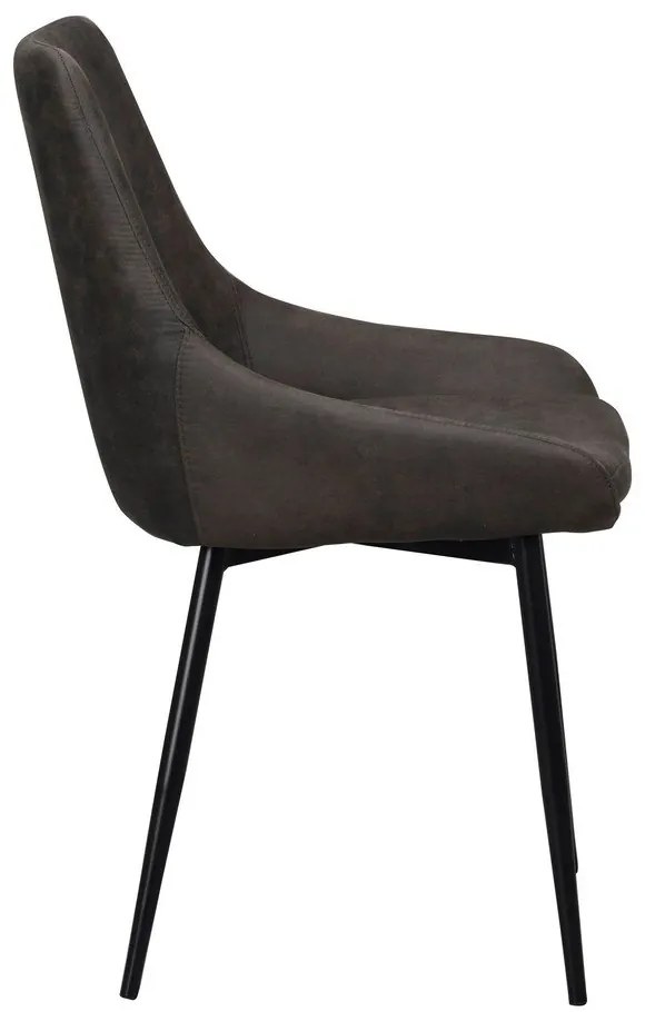 Sötétszürke étkezőszék szett 2 db-os Sierra – Rowico