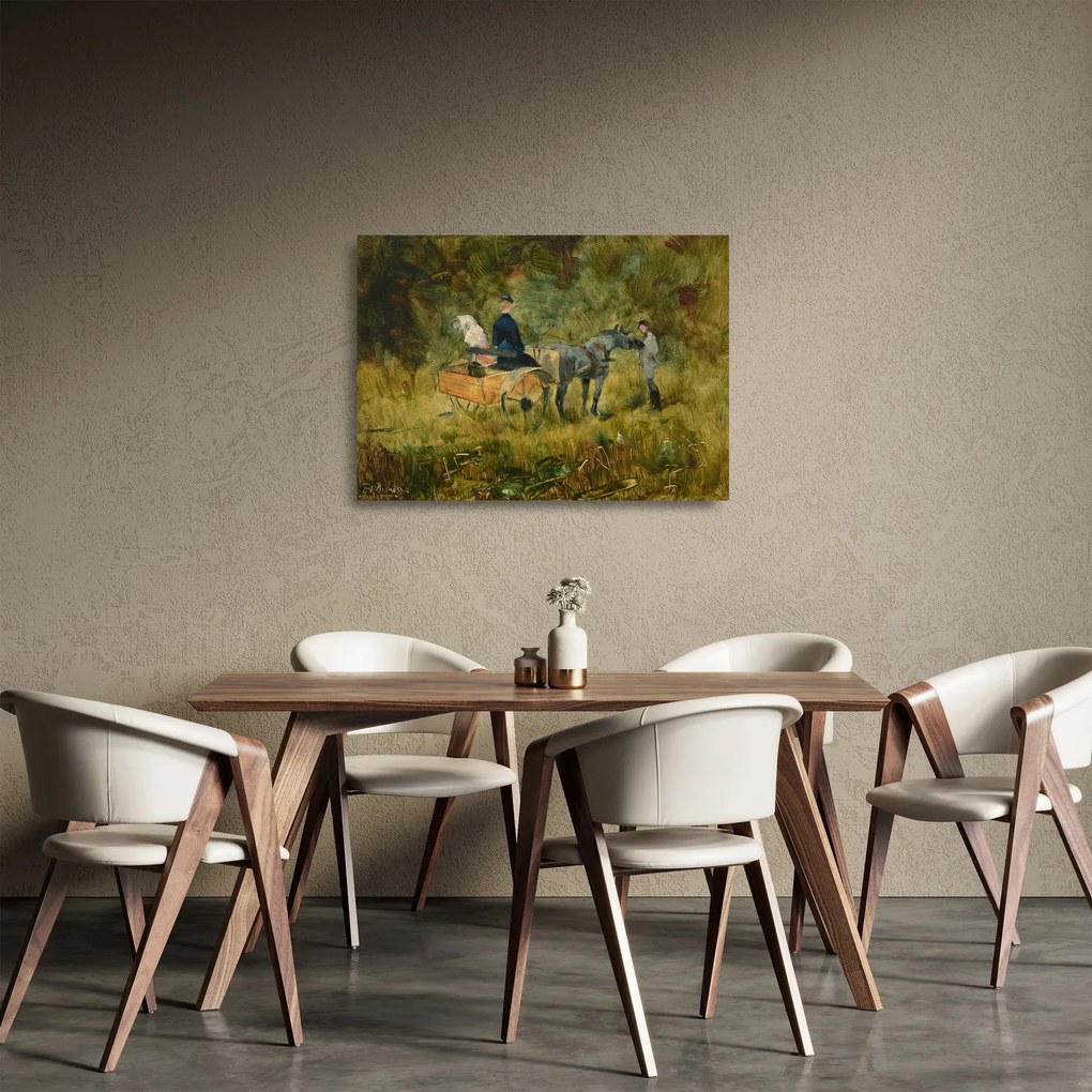 Üveg kép - Henri de Toulouse-Lautrec, The Trap, reprodukciók (70x50 cm)