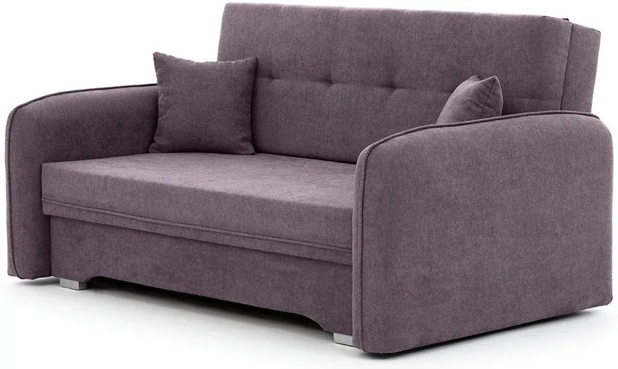 Kihúzható 2-személyes kanapé LAINE, világoslila