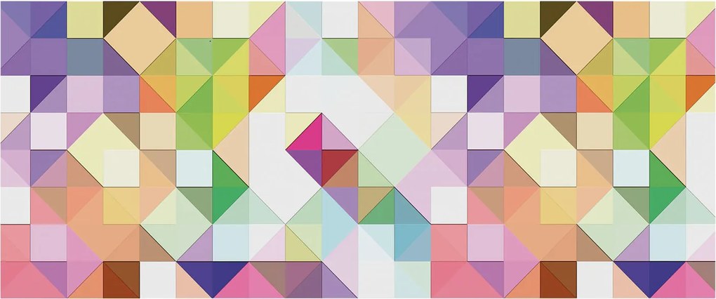 Fali fotótapéta előszoba konyhába Színes formák 250x104 Ragasztó