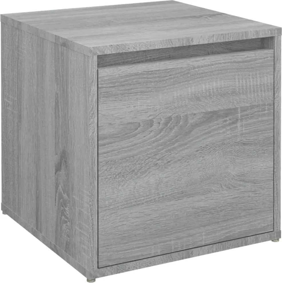 vidaXL szürke sonoma színű szerelt fa tárolódoboz 40,5 x 40 x 40 cm