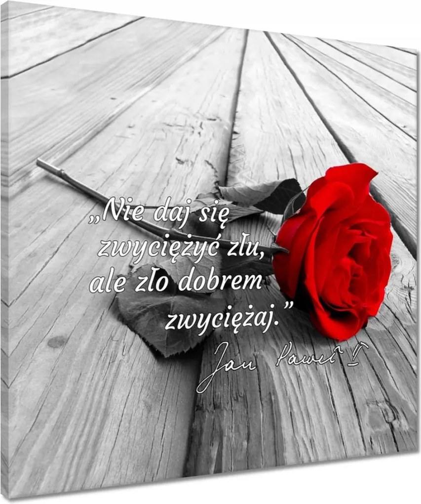 Vászonkép 50x50 János Pál idézetek 2