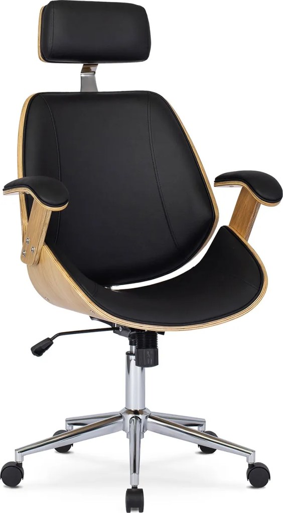 Vezetői forgószék aranytölgy/fekete színben FABIAN