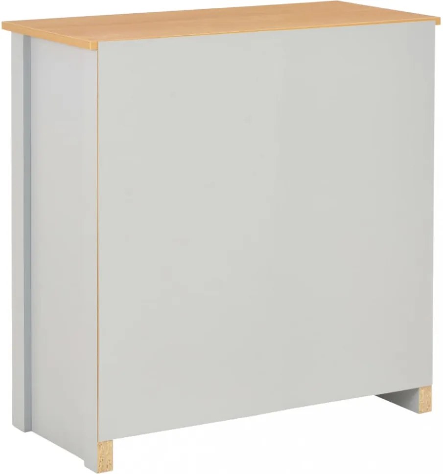 szürke komód 79 x 35 x 81 cm