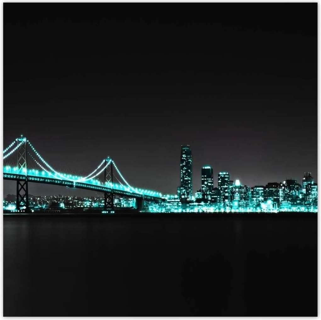 Poszterek 30x30 Türkiz fények